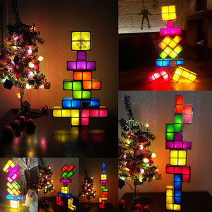 Stackable LED Tetris Lights