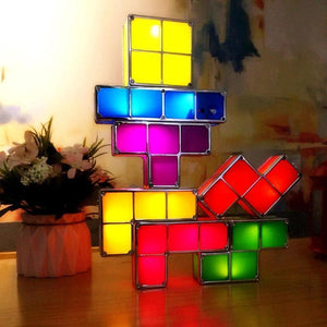 Stackable LED Tetris Lights