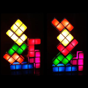 Stackable LED Tetris Lights