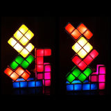 Stackable LED Tetris Lights