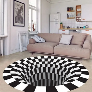 3D Vortex Rug illusion Carpet